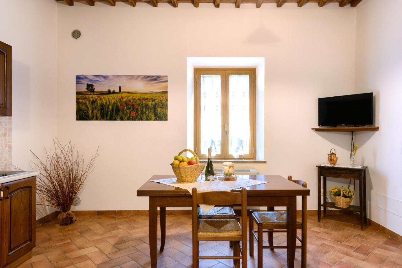 Agriturismo Le Crete - Appartamenti Asciano Eksteriør bilde