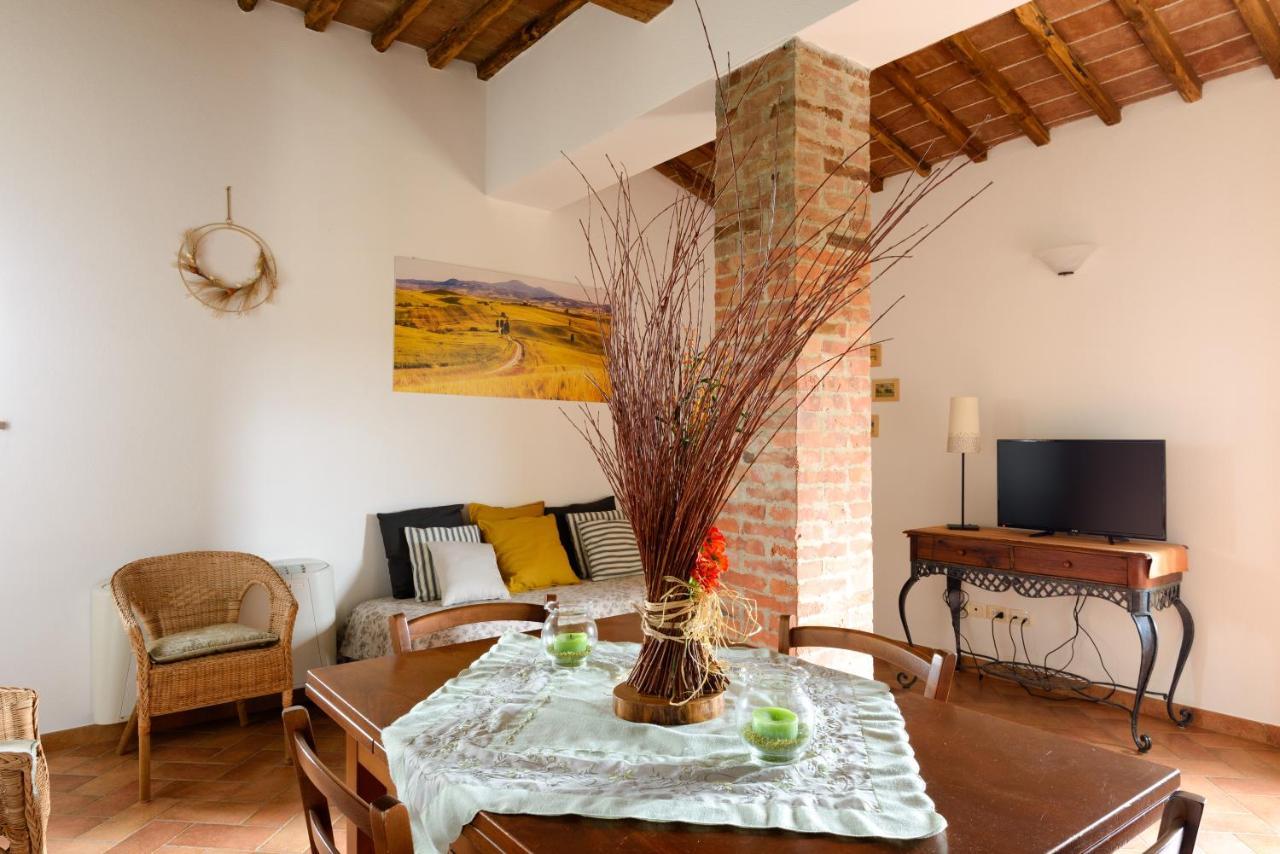 Agriturismo Le Crete - Appartamenti Asciano Eksteriør bilde