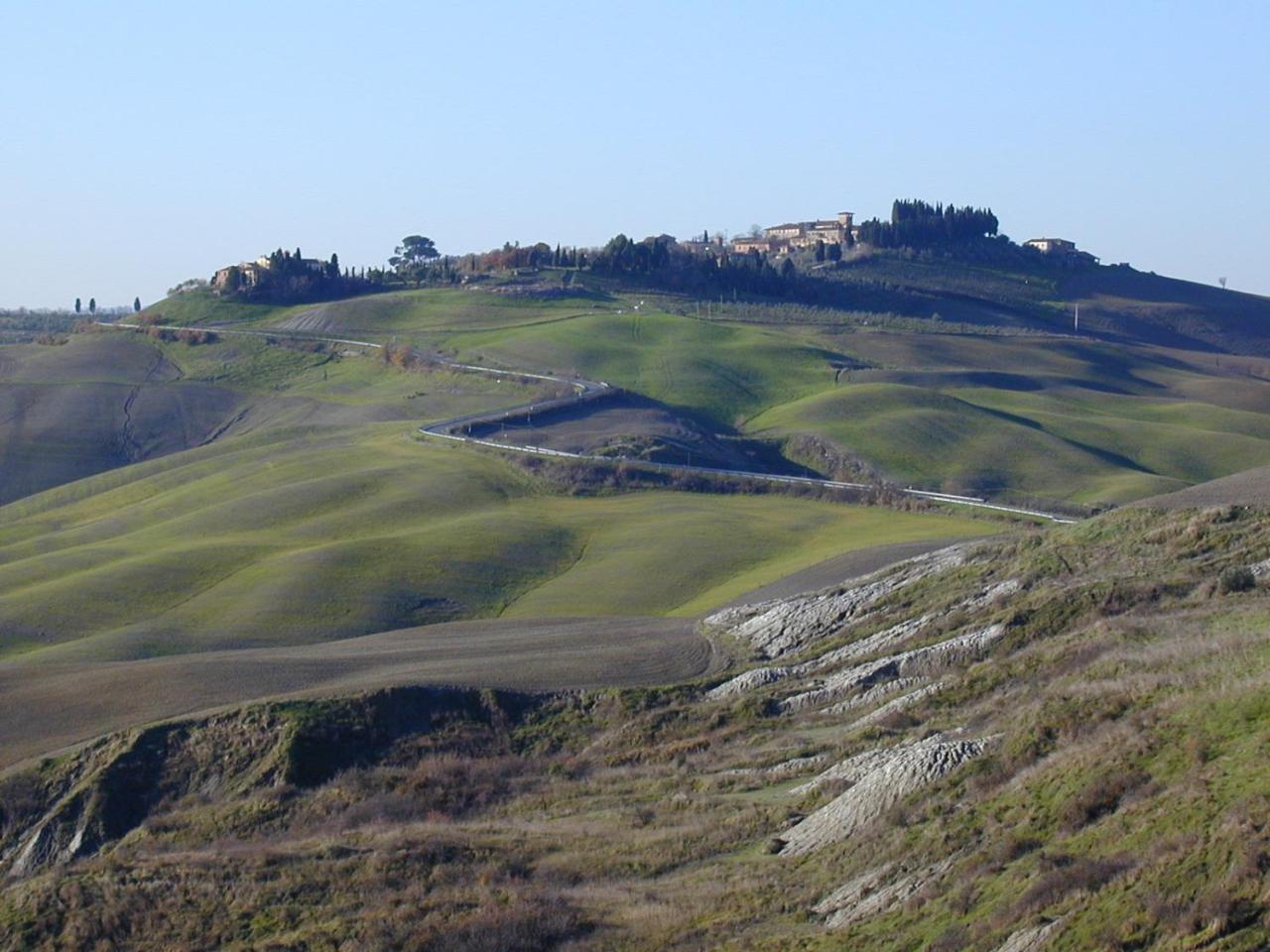 Agriturismo Le Crete - Appartamenti Asciano Eksteriør bilde